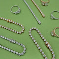 Natalie: Three Prong Diamond Tennis Bracelet - Lush and Company