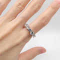 Sofia: 2.5 Carat Round Diamond Half Eternity Ring - Lush and Company