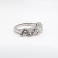 Sofia: 2.5 Carat Round Diamond Half Eternity Ring - Lush and Company