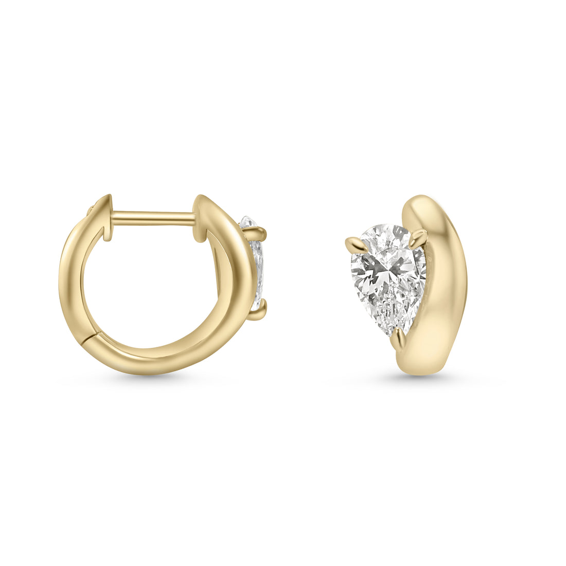 Serpentina Solitaire Earrings